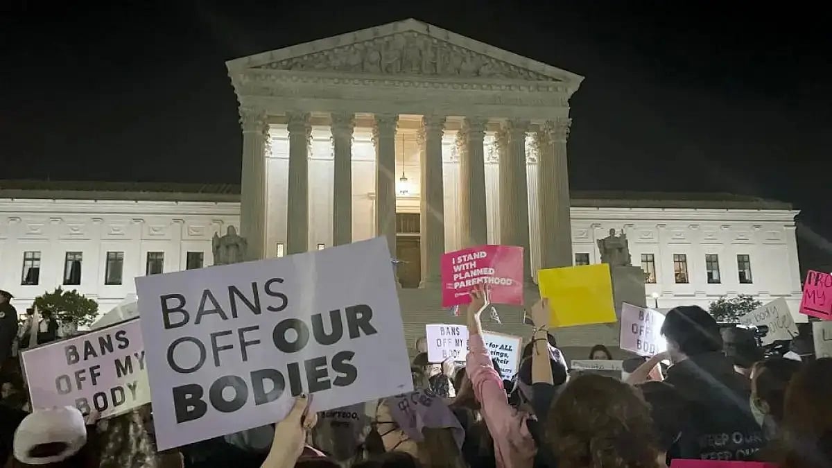 A protest against abortion ban
