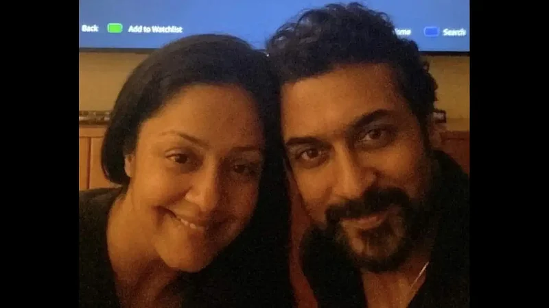 Suriya Asks Paparazzi To ‘Leave The kids’ as He Poses For Camera With Wife Jyothika