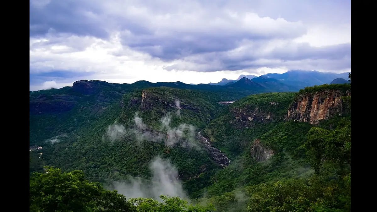 The beautiful hill station of Pollachi