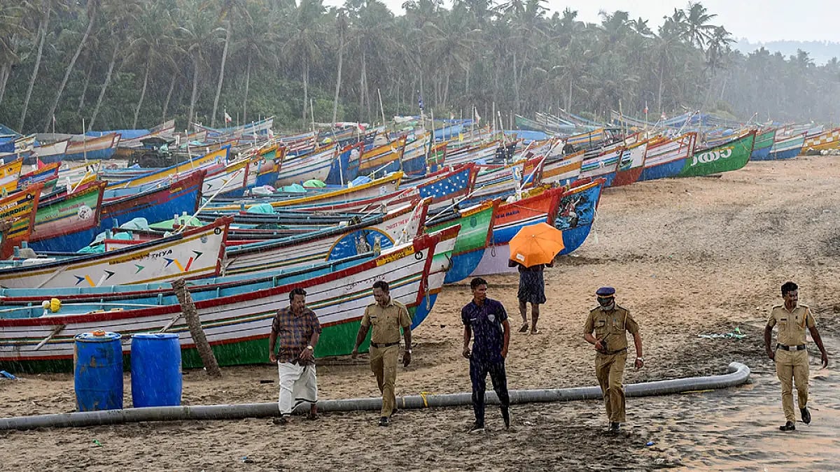 Cyclone Asani Makes Landfall In Coastal Andhra Pradesh, Weakens Into Deep Depression