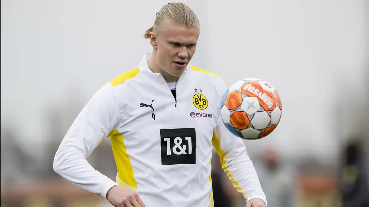 Erling Haaland could bid farewell to Borussia Dortmund's fans at home against Hertha Berlin.