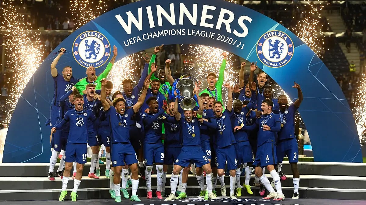 Chelsea are current holders of the UEFA Champions League trophy. 