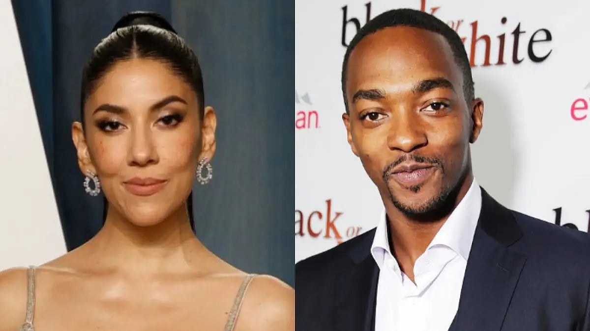 Actors Stephanie Beatriz and Anthony Mackie