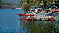 In The Himalayan Foothills Bhimtal on a sunny day