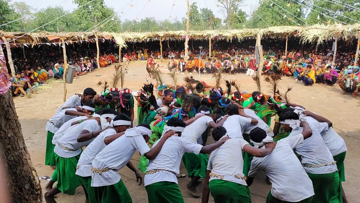 To mark the one year of Silger protests, Adivasis gathered at Silger yesterday.