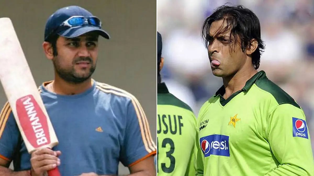 Virender Sehwag enjoyed facing Shoaib Akhtar and Pakistan.