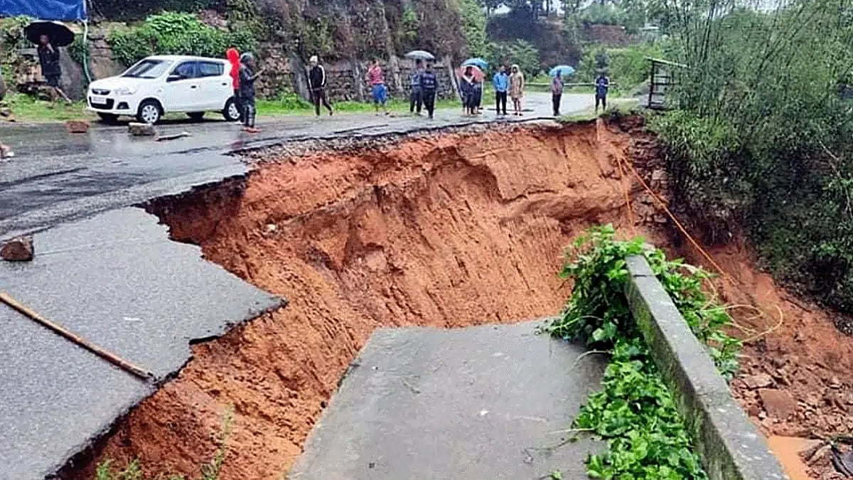 Landslide in Arunachal Pradesh 