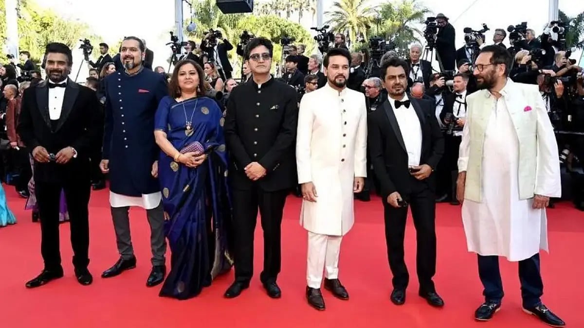 Anurag Thakur, R Madhavan, Prasoon Joshi, Shekhar Kapur