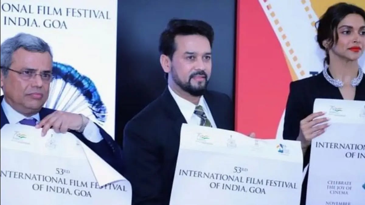 Anurag Thakur and Deepika Padukone at Cannes