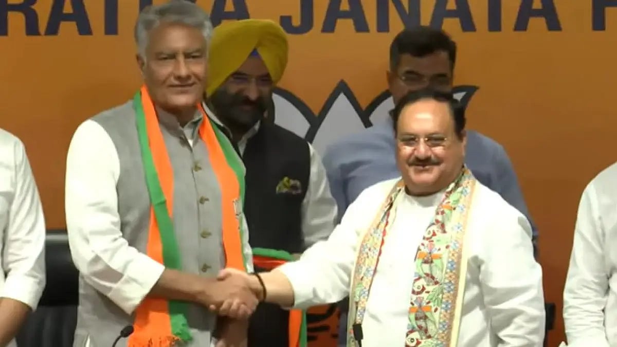 Ex-Punjab Congress chief Sunil Jakhar joins BJP