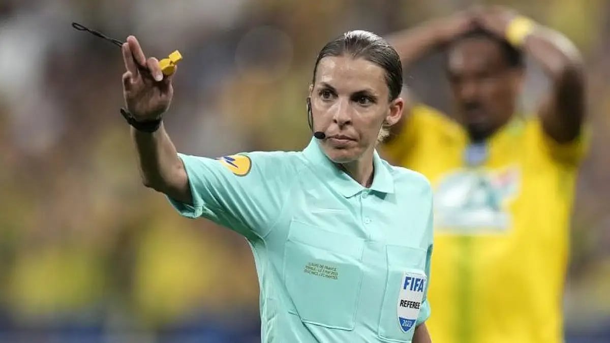 Stephanie Frappart is among one of the female referees named by FIFA for Qatar World Cup 2022.