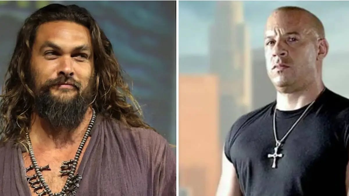 Jason Momoa and Vin Diesel