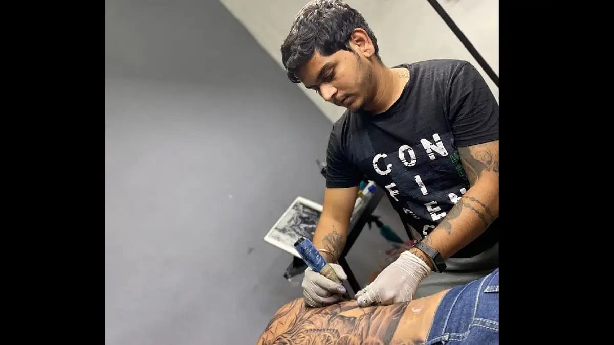 International award winning Indian tattoo artist Nikhil Chekhliya 