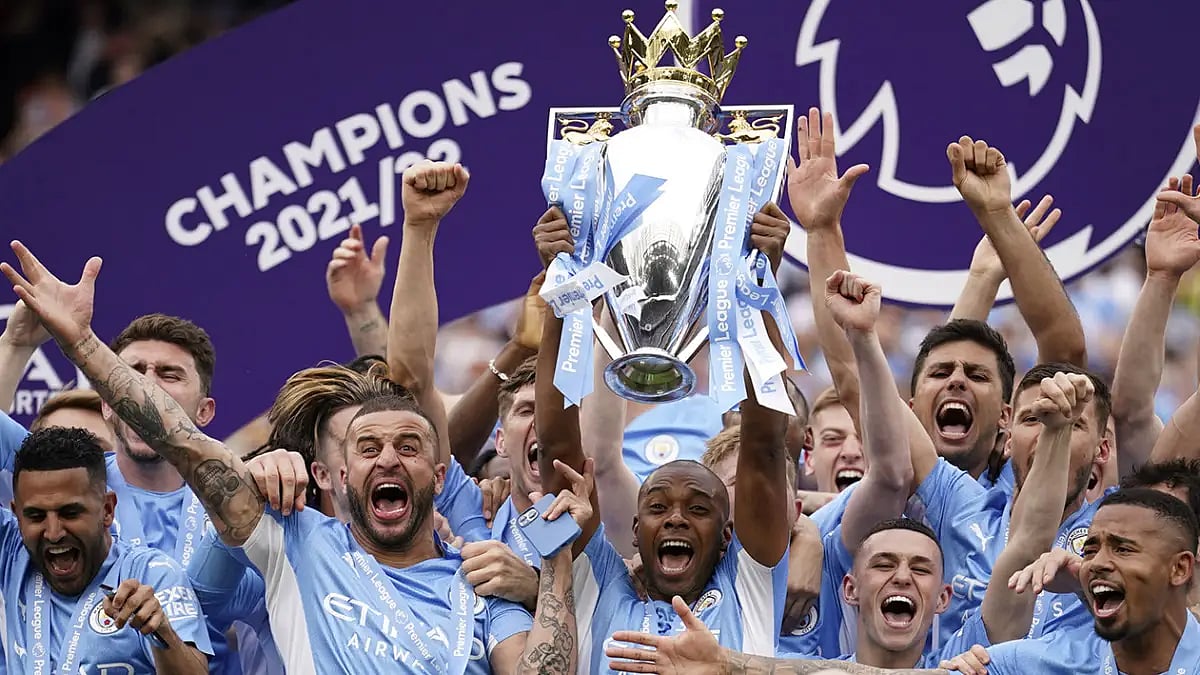 Manchester City Beat Aston Villa To Lift English Premier League 2021-22 Crown – In Pics