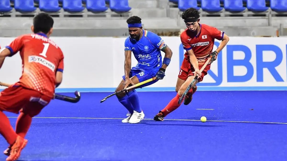 India's chances to qualify for the knock-out stages of Asia Cup Hockey 2022 got badly dented after l