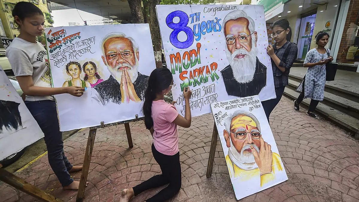 8 Years Of Modi Government: Delhi BJP Leaders To Take Part In 75 Hours Of Outreach Activities