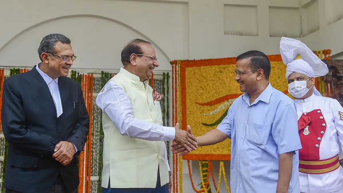 Vinai Kumar Saxena Takes Oath As Lt Governor Of Delhi