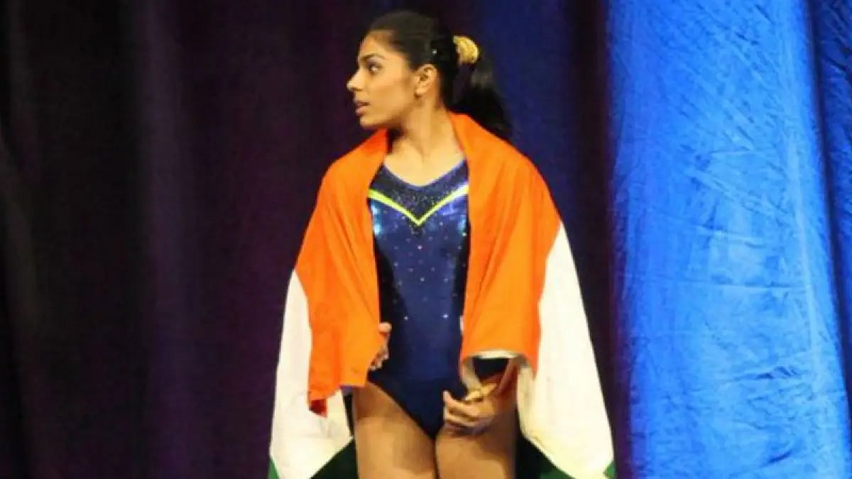 Aruna Budda Reddy is a bronze medallist in the women's vault event at the 2018 World Championships.