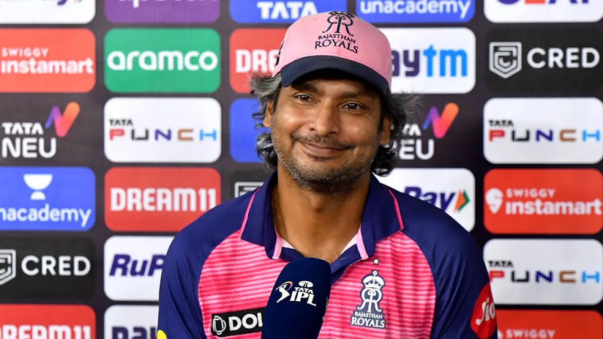 File photo of Rajasthan Royals head coach Kumar Sangakkara. - | Photo: File