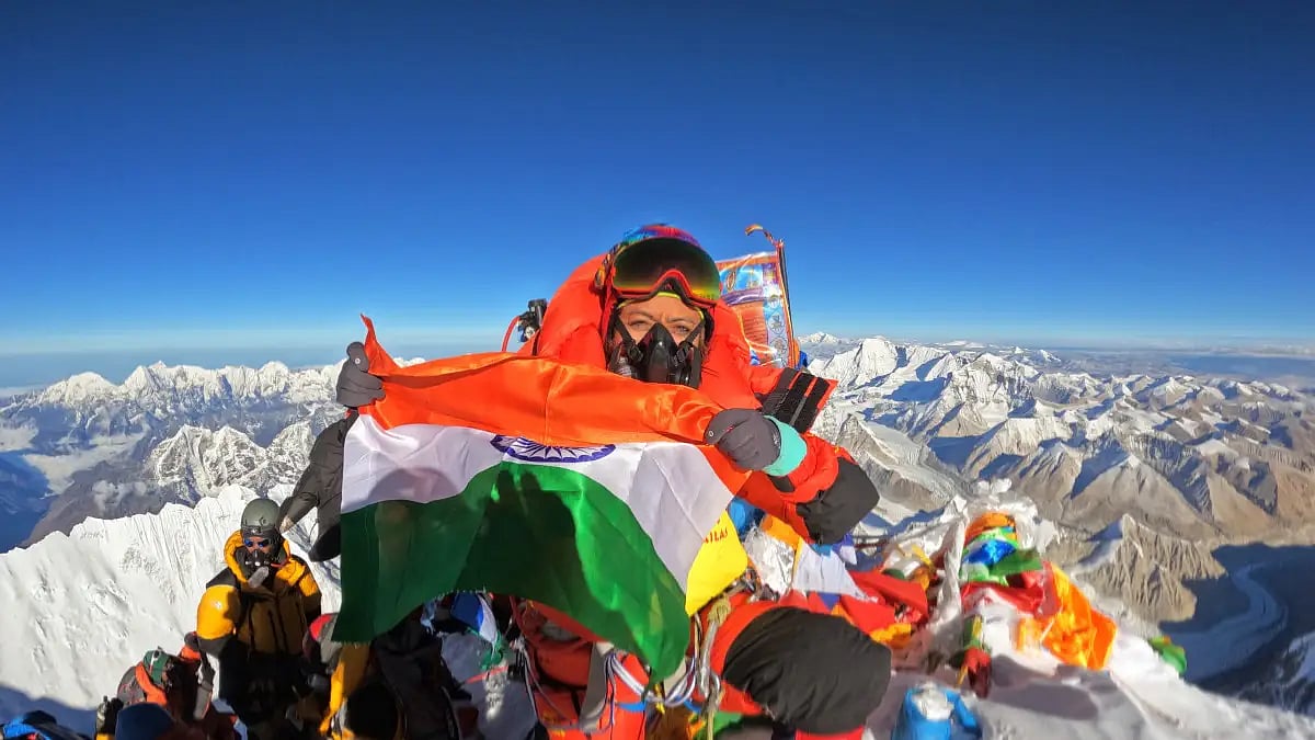 Prakriti Varshney climbed Mt Everest on 12th May, 2022