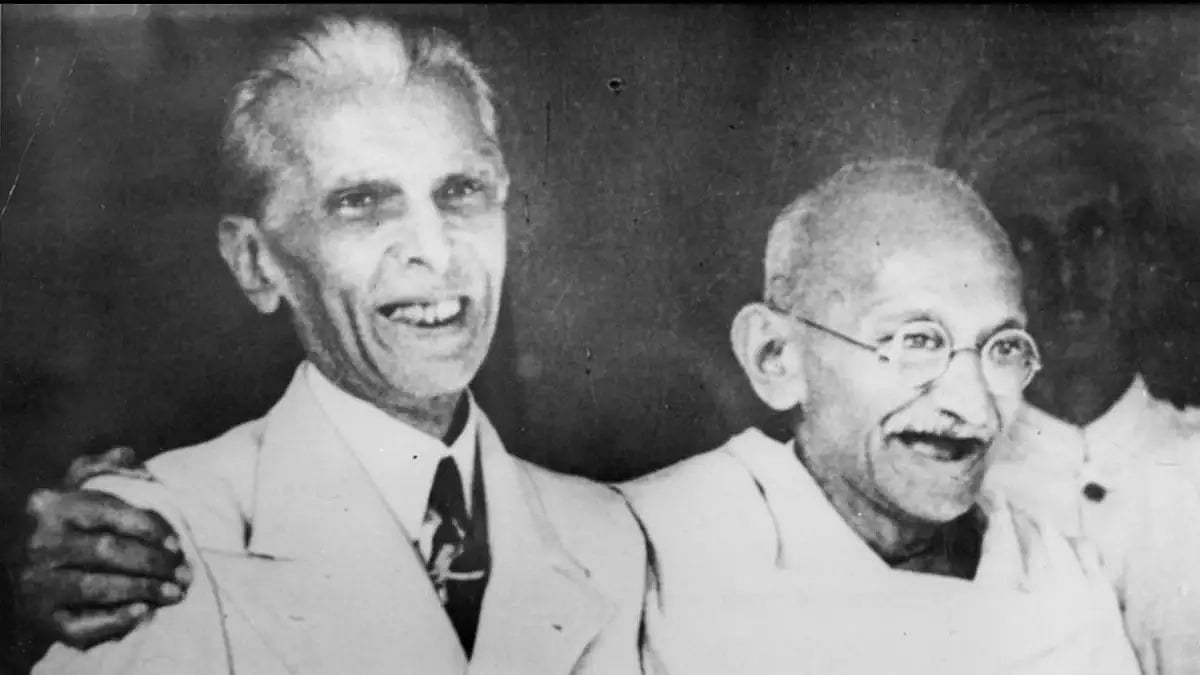 Mohammad Ali Jinnah and MK Gandhi (File Photo)