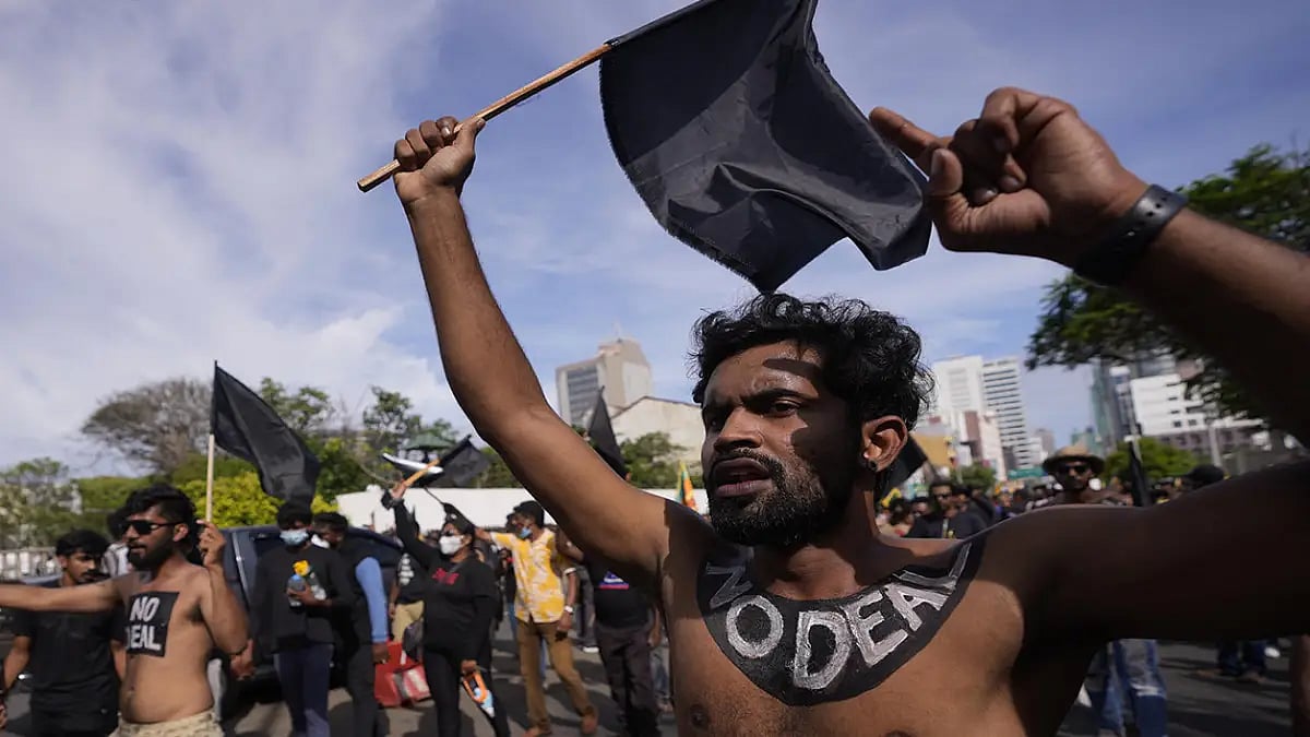 Sri Lanka Crisis: Tear Gas, Water Cannons Deployed On Anti-Govt Protesters