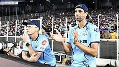 Gary Kirsten and Ashish Nehra watch IPL 2022 final between Gujarat Titans and Rajasthan Royals. - File photo