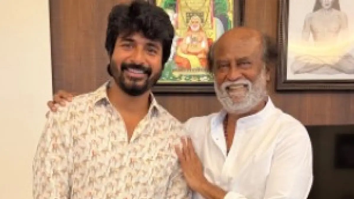Sivakarthikeyan and Superstar Rajinikanth