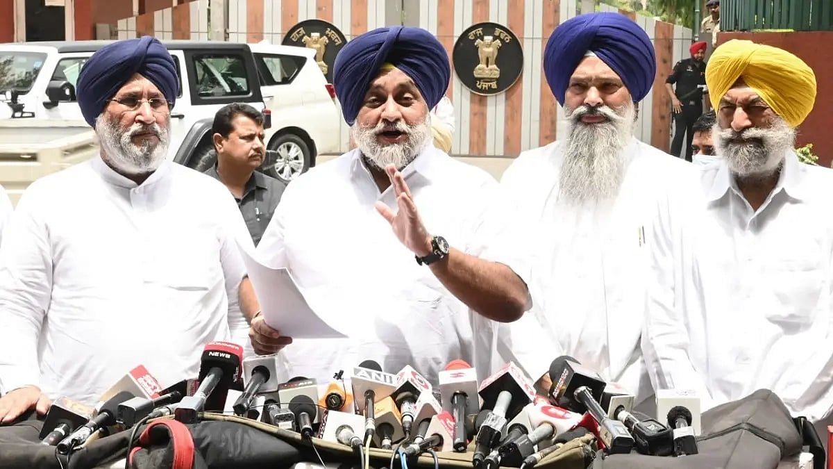 The Shiromani Akali Dal delegation