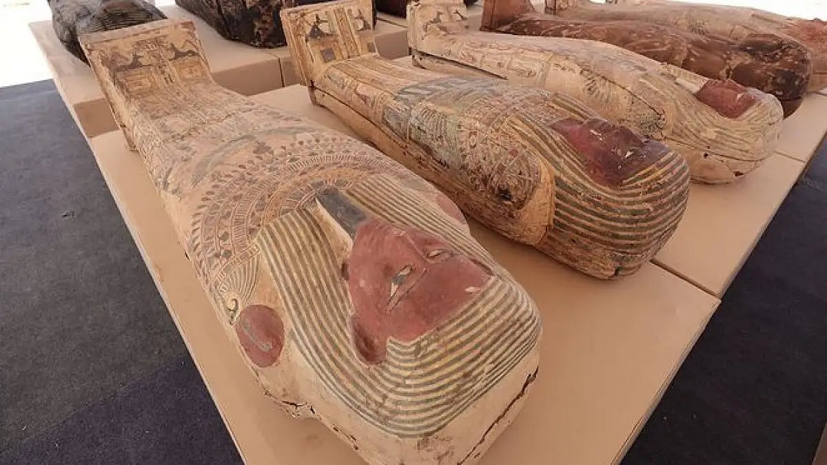 Out of the 150 statutes that were discovered, they were all inspired by the pharaonic gods