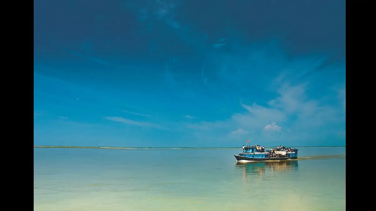 A scenic ferry-ride across the Brahmaputra