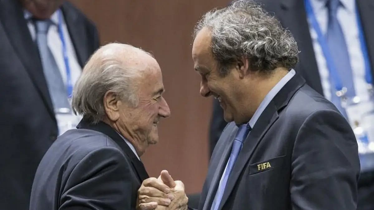 Both Sepp Blatter and Michel Platini (right) have long denied wrongdoing.