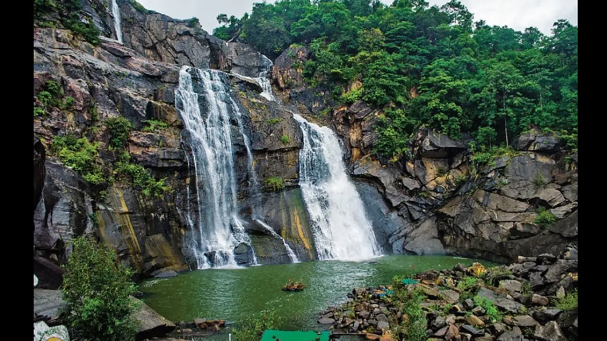 The picturesque Hundru Falls in Jharkhand