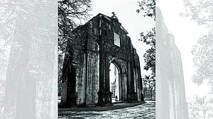 The beginnings: Gate of St Paul’s College, Old Goa