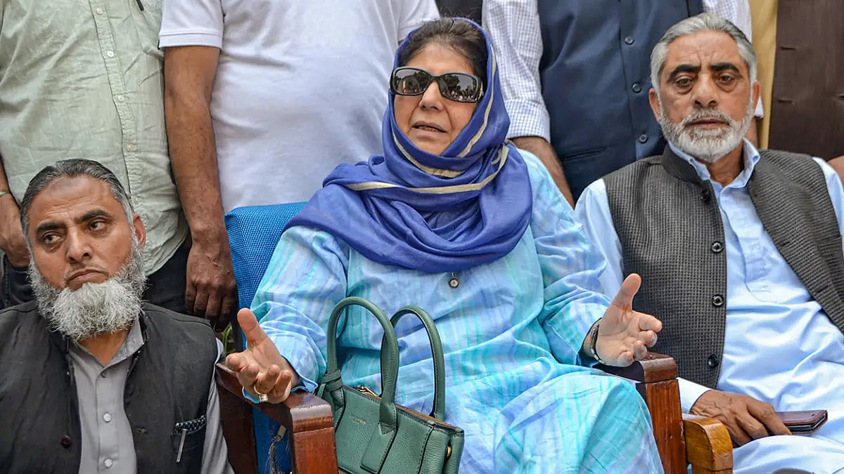 PDP President Mehbooba Mufti