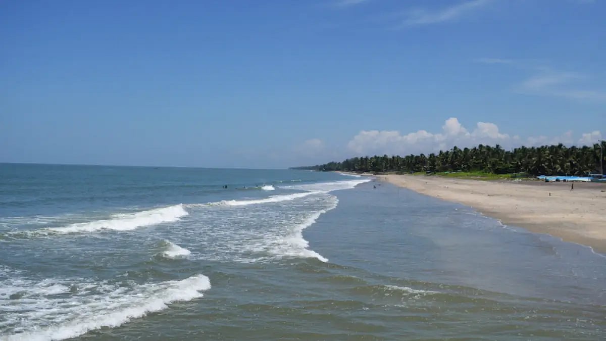 The Beypore beach in Kerala