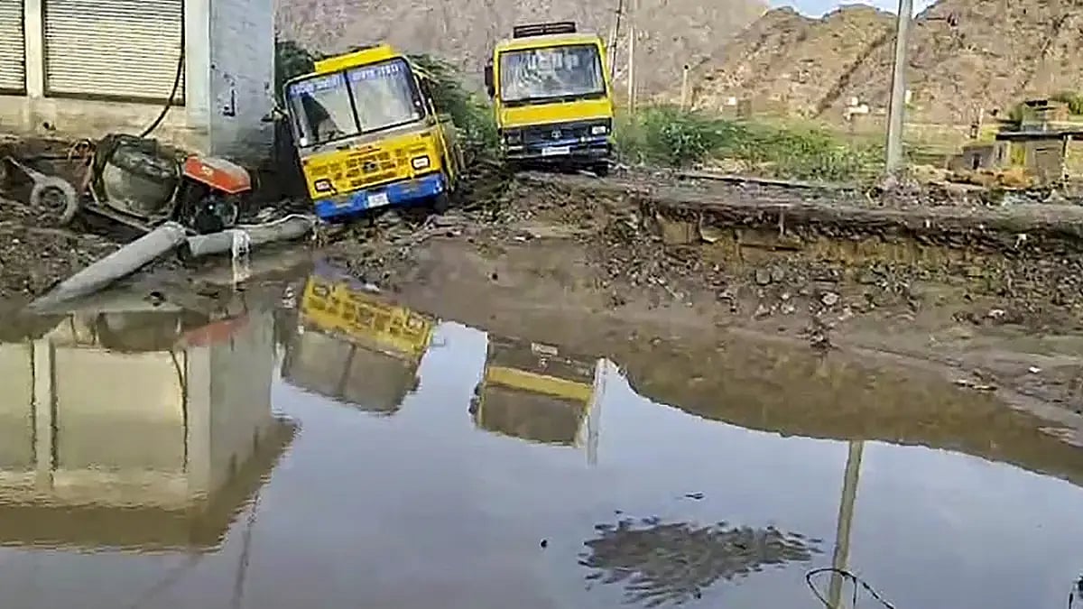 Heavy Rainfall In Parts Of Rajasthan
