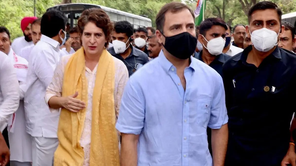 Enforcement Directorate Quizzes Rahul Gandhi For 3rd Consecutive Day In National Herald Money Laundering Case, Congress Leaders And Workers Staged Protests