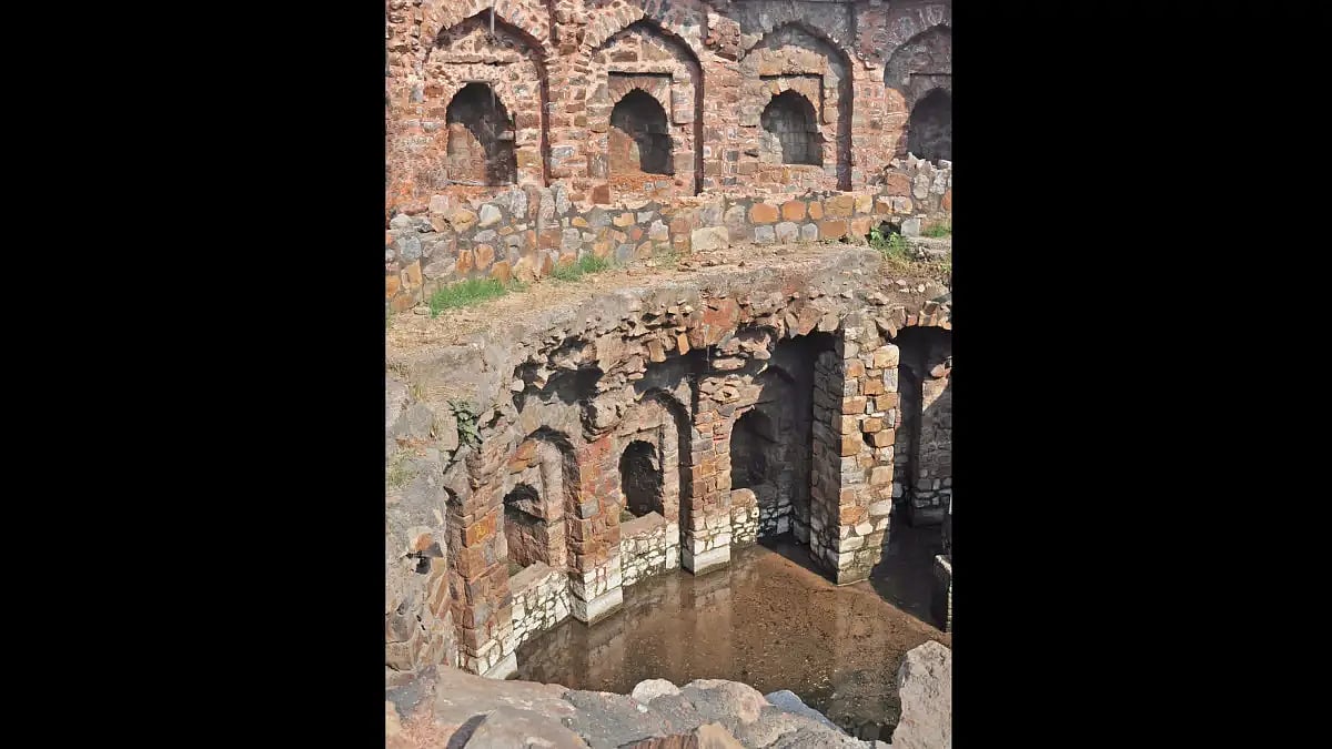 The Purana Qila Baoli in the capital city