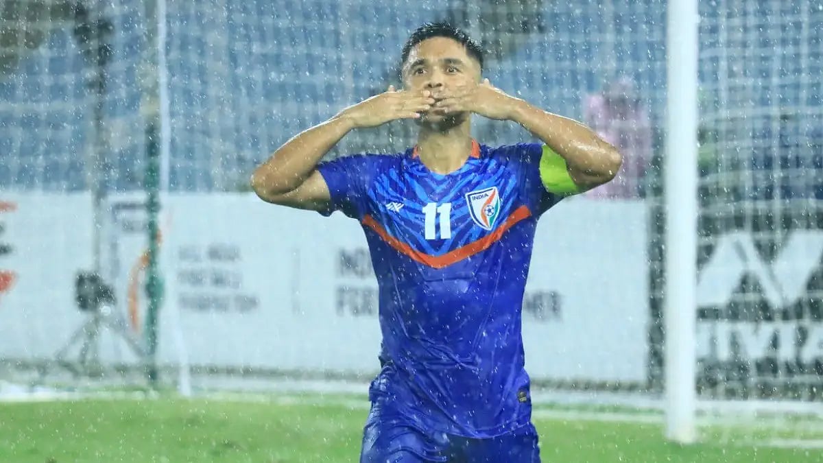 Sunil Chhetri is the third-highest goal scorer in international football among active players.