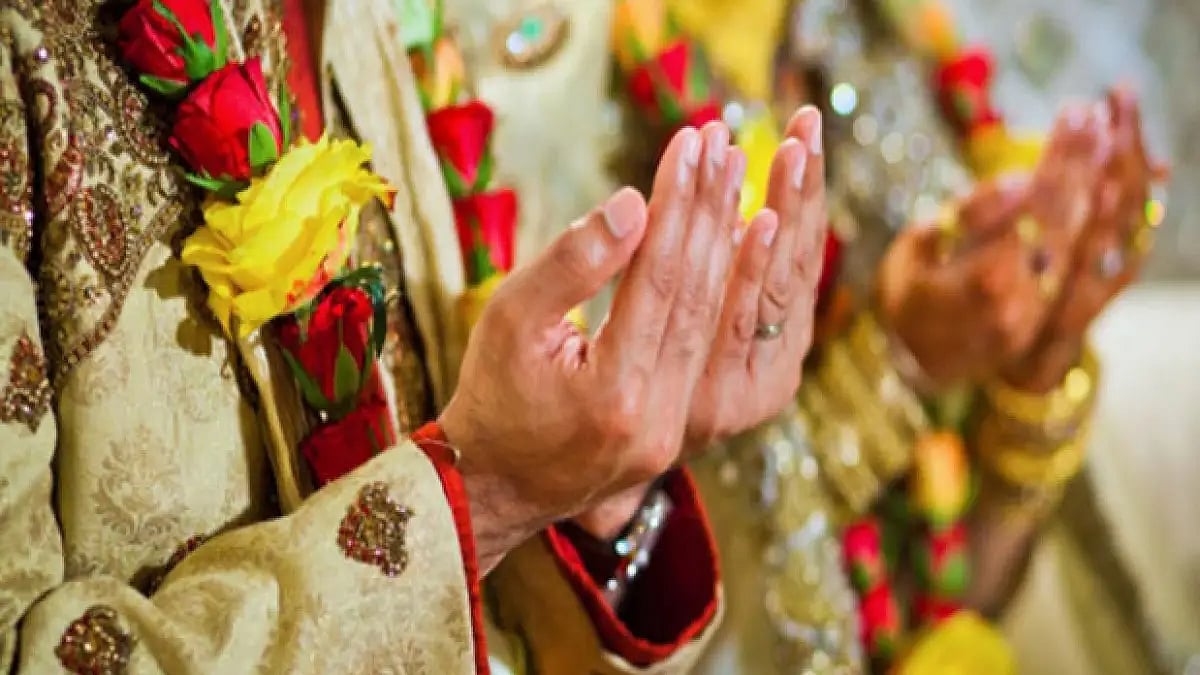 Muslim marriage.