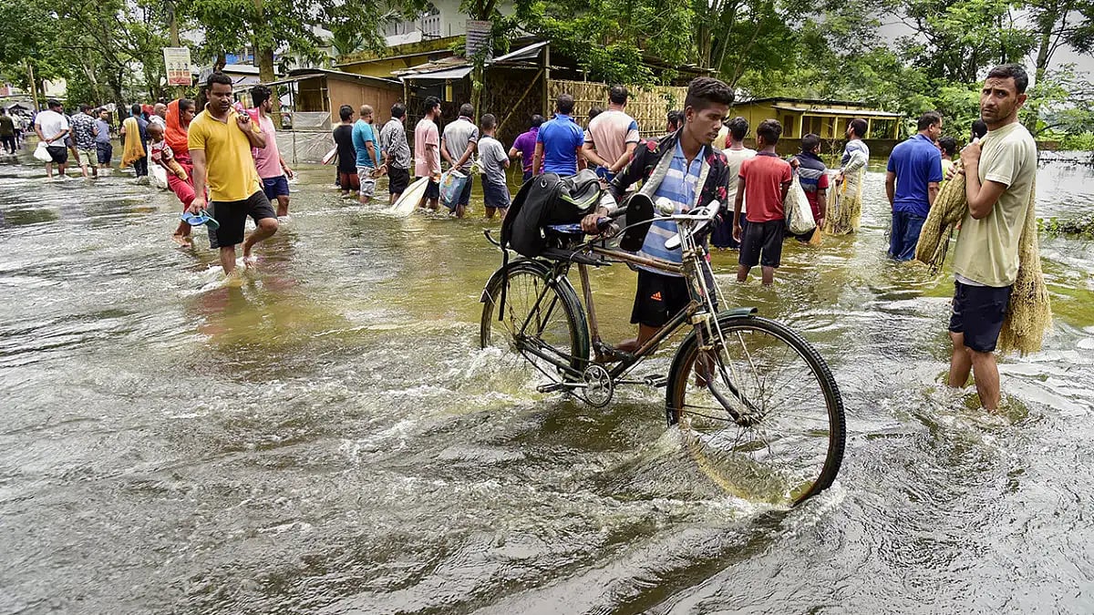 Central Team Visits Flood-Hit Arunachal Districts to Assess Damage  - Representative Image