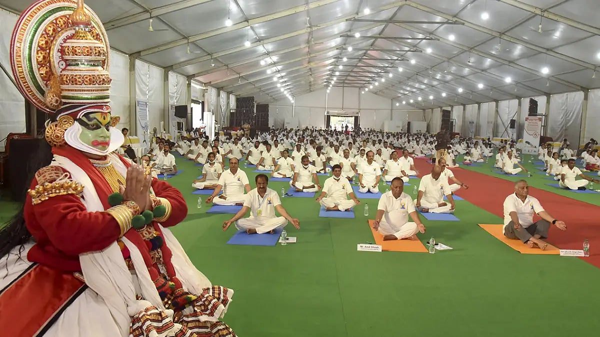 Yoga Day 2022: Glimpses Of 8th International Yoga Day Celebrations From Across India