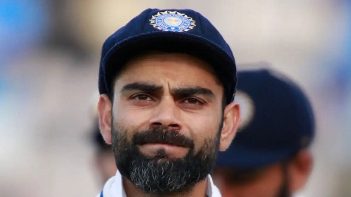 Virat Kohli was coming back from vacation in the Maldives.
