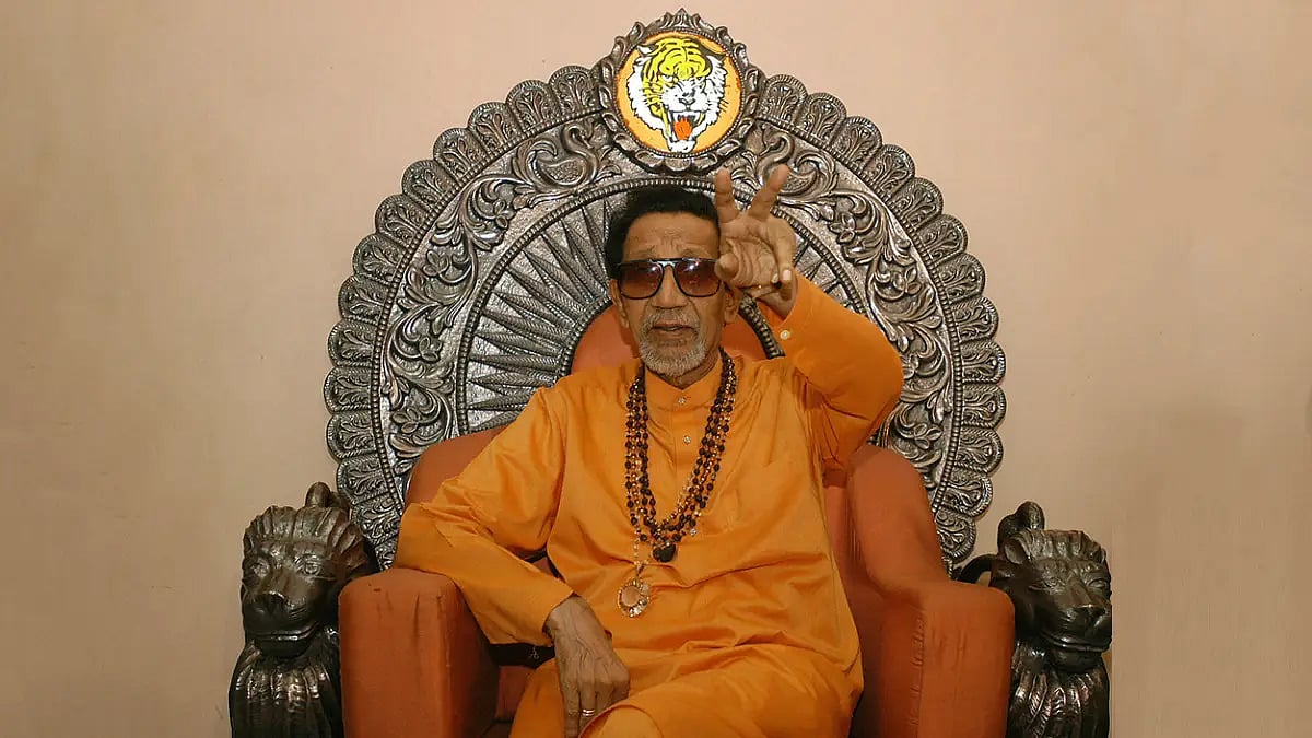 The founder Bal Thackeray