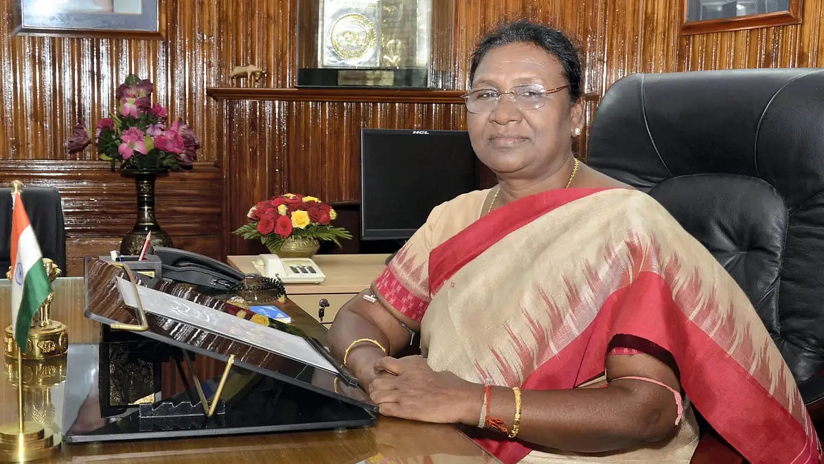 Adivasi leader and former Jharkhand Governor Droupadi Murmu 