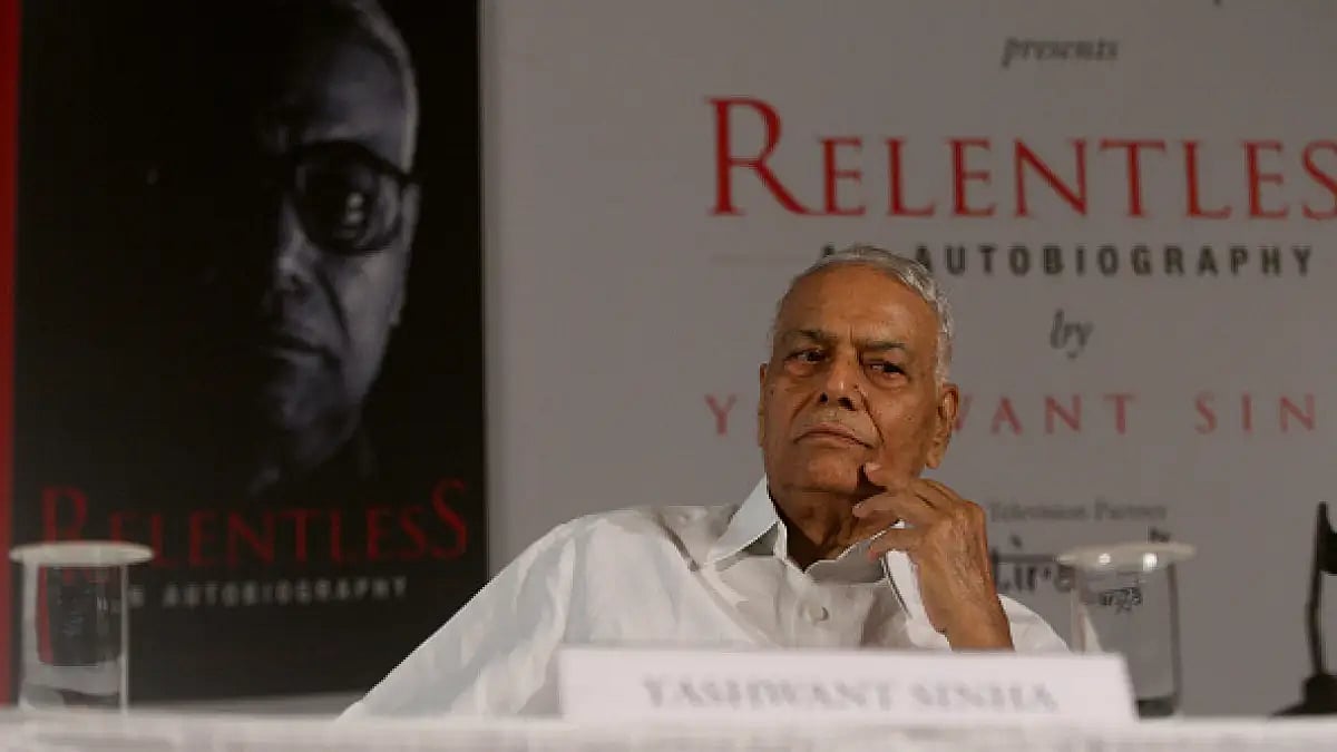 Yashwant Sinha Claims The Nation Needs A Thinking, Speaking President And Not A Rubber Stamp
