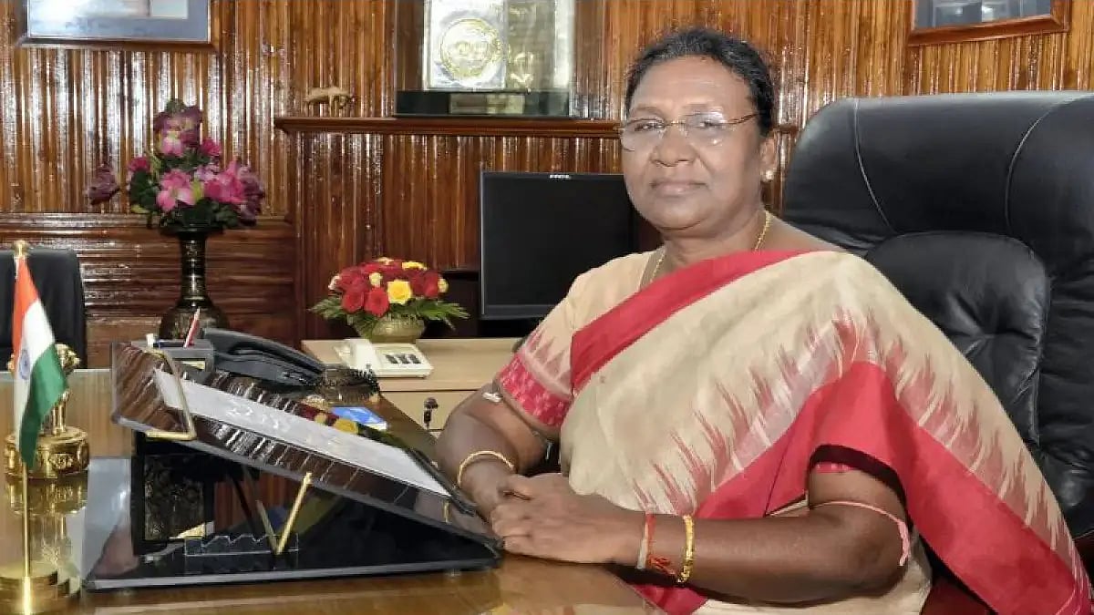 Droupadi Murmu in Parliament To File Nomination As President, Many BJP-NDA Leaders Present