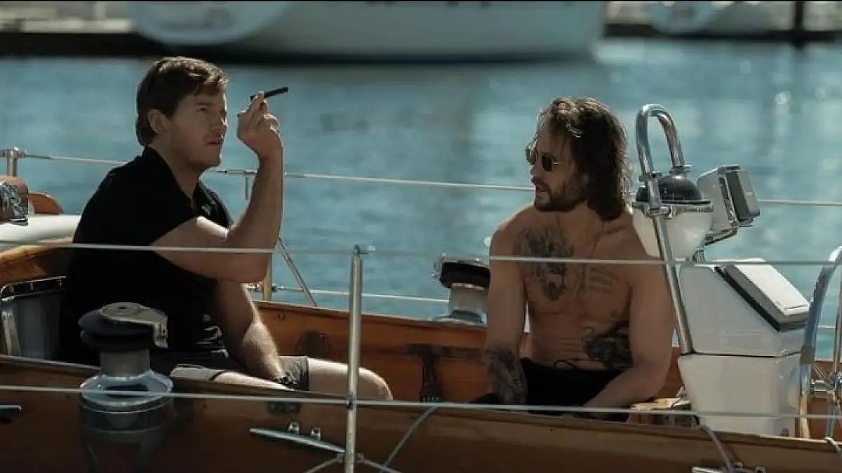 Chris Pratt with Taylor Kitsch