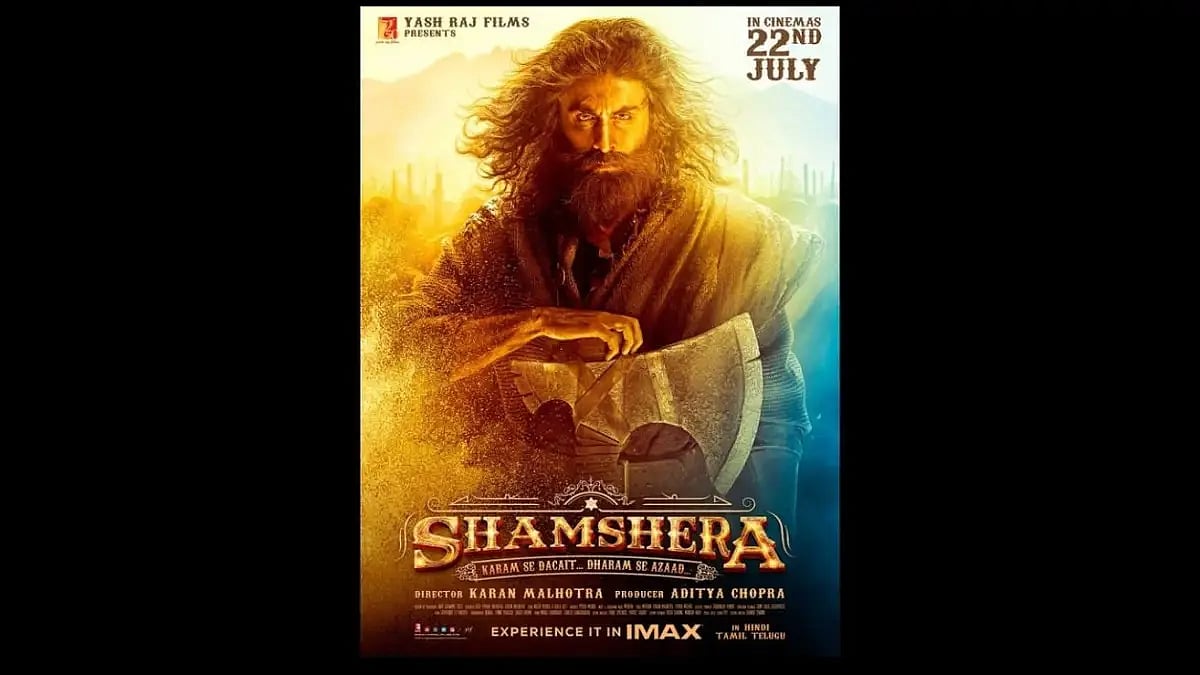 Shamshera poster 